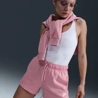 Nike Sportswear Club Fleece женская Mid-Rise шорты Pink