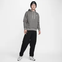 Nike Sportswear Club Fleece чоловічі Pullover Толстовка з капюшоном колір сірий