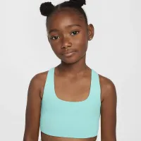 Nike One Big дитячі (Girls') Long-Line Sports Bra колір зелений