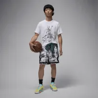 Nike Jordan Sport мужские Dri-FIT футболка цвет белый
