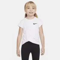 Nike Dri-FIT Little детские Twist Hem Tee цвет белый