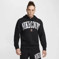 NikeCourt Heritage чоловічі Dri-FIT Fleece Tennis Толстовка з капюшоном колір чорний