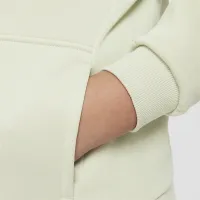 Nike Sportswear Club Fleece Big детские Pullover Толстовка с капюшоном (Extended Size) цвет зеленый