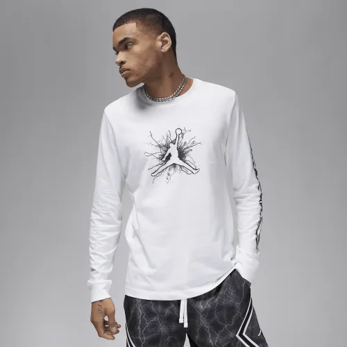 Nike Jordan Sport чоловічі Dri-FIT Long-Sleeve футболка колір білий