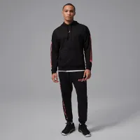 Nike Jordan Sport Crossover мужские Dri-FIT Fleece Graphic Pullover Толстовка с капюшоном цвет черный