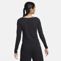 Nike Air женская Long-Sleeve Top цвет черный