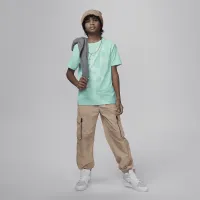 Nike Jordan Big дитячі Gradient Stacked Jumpman футболка колір зелений