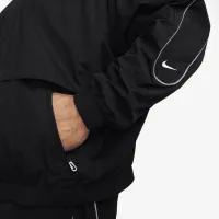 Nike Sportswear Solo Swoosh мужские Woven Track Куртка цвет черный