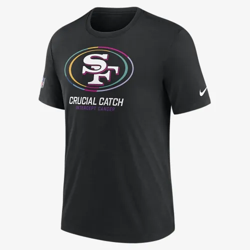 San Francisco 49ers Crucial Catch мужские Nike NFL футболка цвет черный