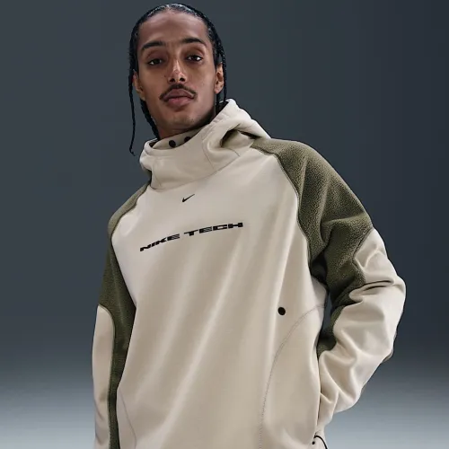 Nike Tech Boreas чоловічі оверсайз Толстовка з капюшоном колір коричневий