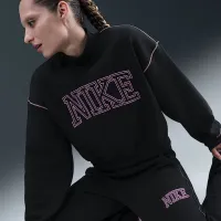 Nike Sportswear Phoenix Fleece женская Mock-Neck свитшот цвет черный