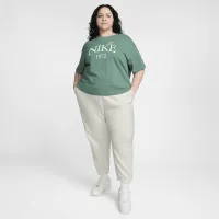 Nike Sportswear Classic жіноча футболка (великі розміри) колір зелений