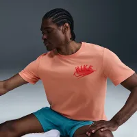 Nike мужские Dri-FIT Fitness футболка Orange