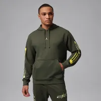 Nike Jordan Sport Crossover мужские Dri-FIT Fleece Graphic Pullover Толстовка с капюшоном цвет зеленый