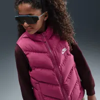 Nike Sportswear All Day Play Big детские Therma-FIT Loose-Fit Puffer Vest цвет фиолетовый