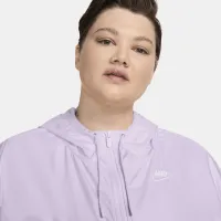 Nike Sportswear Essential Repel жіноча Woven Куртка (великі розміри) колір фіолетовий