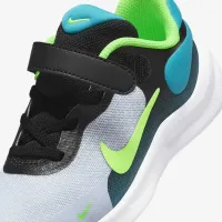 Nike Revolution 7 Little детские Кроссовки цвет черный