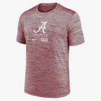 Alabama Crimson Tide Campus Center Block Velocity чоловічі Nike Dri-FIT College футболка колір червоний