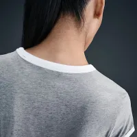Nike Sportswear женская Short-Sleeve Ringer футболка цвет серый