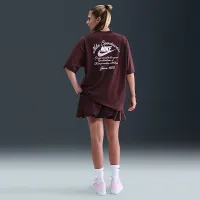 Nike Sportswear жіноча оверсайз футболка колір червоний