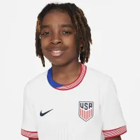 USMNT 2024 Match Home Big детские Nike Dri-FIT ADV Soccer Authentic Jersey цвет белый