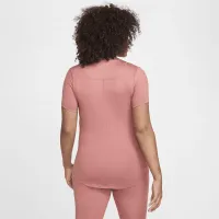 Nike (M) One женская Dri-FIT Slim-Fit Short-Sleeve Top (Maternity) Pink
