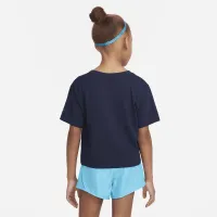 Nike Snack Pack Boxy Tee Little дитячі футболка блакитний
