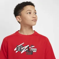 Nike Multi Big дитячі (для хлопчиків) Dri-FIT Top колір червоний