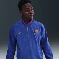 FC Barcelona Strike Home чоловічі Nike Dri-FIT Soccer Anthem Куртка блакитний