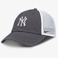 New York Yankees Club мужские Nike MLB Trucker Adjustable Hat цвет серый