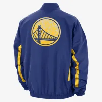 Golden State Warriors DNA Courtside чоловічі Nike NBA Woven Graphic Куртка блакитний