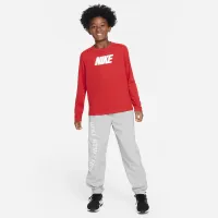 Nike Dri-FIT Multi+ Big дитячі (для хлопчиків) Long-Sleeve Top колір червоний