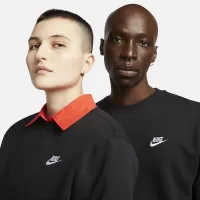 Nike Sportswear Club Fleece мужские Crew цвет черный