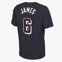 LeBron James USA мужские Nike баскетбольные футболка синий