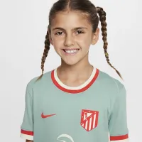 Atlético Madrid 2024/25 Stadium Away Big детские Nike Dri-FIT Soccer Replica Jersey цвет зеленый