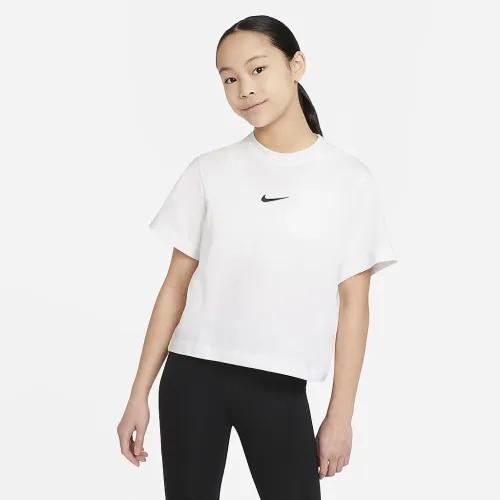 Nike Sportswear Big дитячі (Girls') футболка колір білий