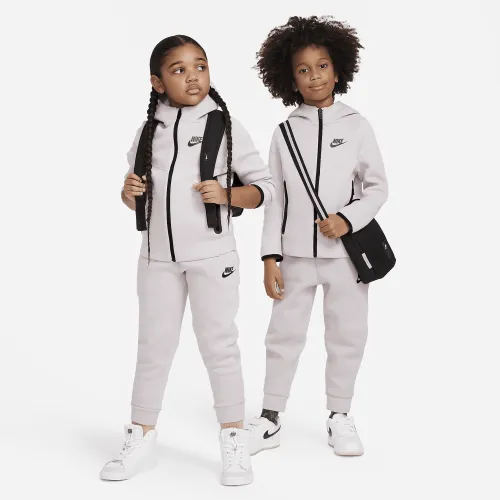 Nike Sportswear Tech Fleece Full-Zip комплект Little Kids 2-Piece Толстовка з капюшоном комплект колір фіолетовий