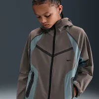Nike Tech Big детские (для мальчиков) Woven Куртка цвет серый