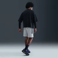 Nike Tech чоловічі Fleece шорти колір сірий