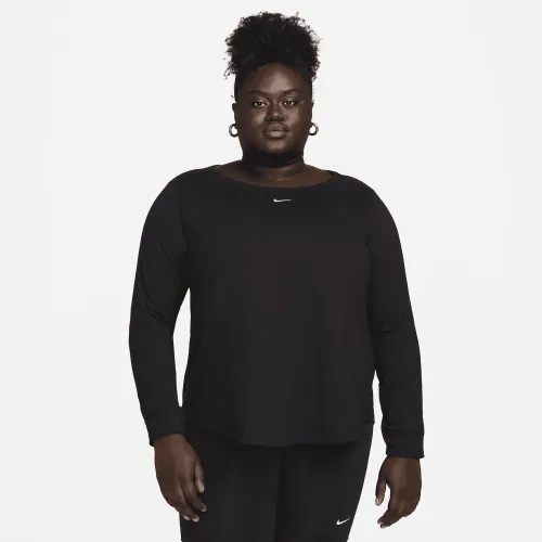 Nike Sportswear жіноча Long-Sleeve футболка (великі розміри) колір чорний