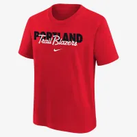 Portland Trail Blazers DNA Big дитячі Nike NBA футболка колір червоний