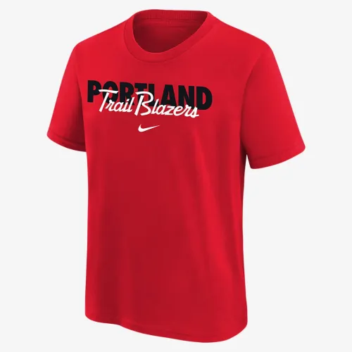 Portland Trail Blazers DNA Big дитячі Nike NBA футболка колір червоний