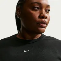 Nike Sportswear Chill Terry жіноча оверсайз Crew-Neck French Terry світшот (великі розміри) колір чорний
