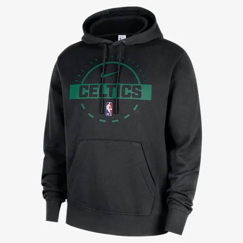 Boston Celtics Club чоловічі Nike NBA Practice Pullover Толстовка з капюшоном колір чорний