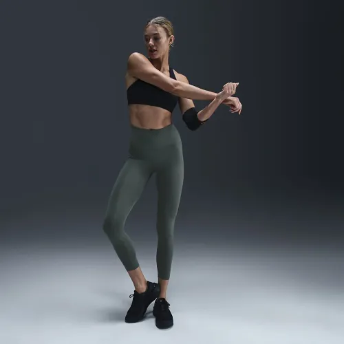Nike Therma-FIT One жіноча З високою талією 7/8 лосіни колір зелений