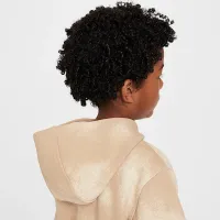 Nike Sportswear Powder Play Little дитячі Lightweight Fleece 2-Piece Pullover Толстовка з капюшоном комплект колір коричневий