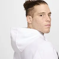 NikeCourt Heritage мужские Dri-FIT Fleece Tennis Толстовка с капюшоном цвет белый