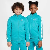 Nike Dri-FIT Little дитячі Logo Taping 2-Piece Full-Zip комплект колір зелений