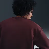 Nike Solo Swoosh чоловічі Fleece Crew колір червоний
