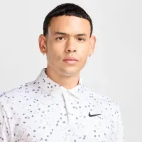 Nike Dri-FIT Tour мужские Floral для гольфа Polo цвет белый